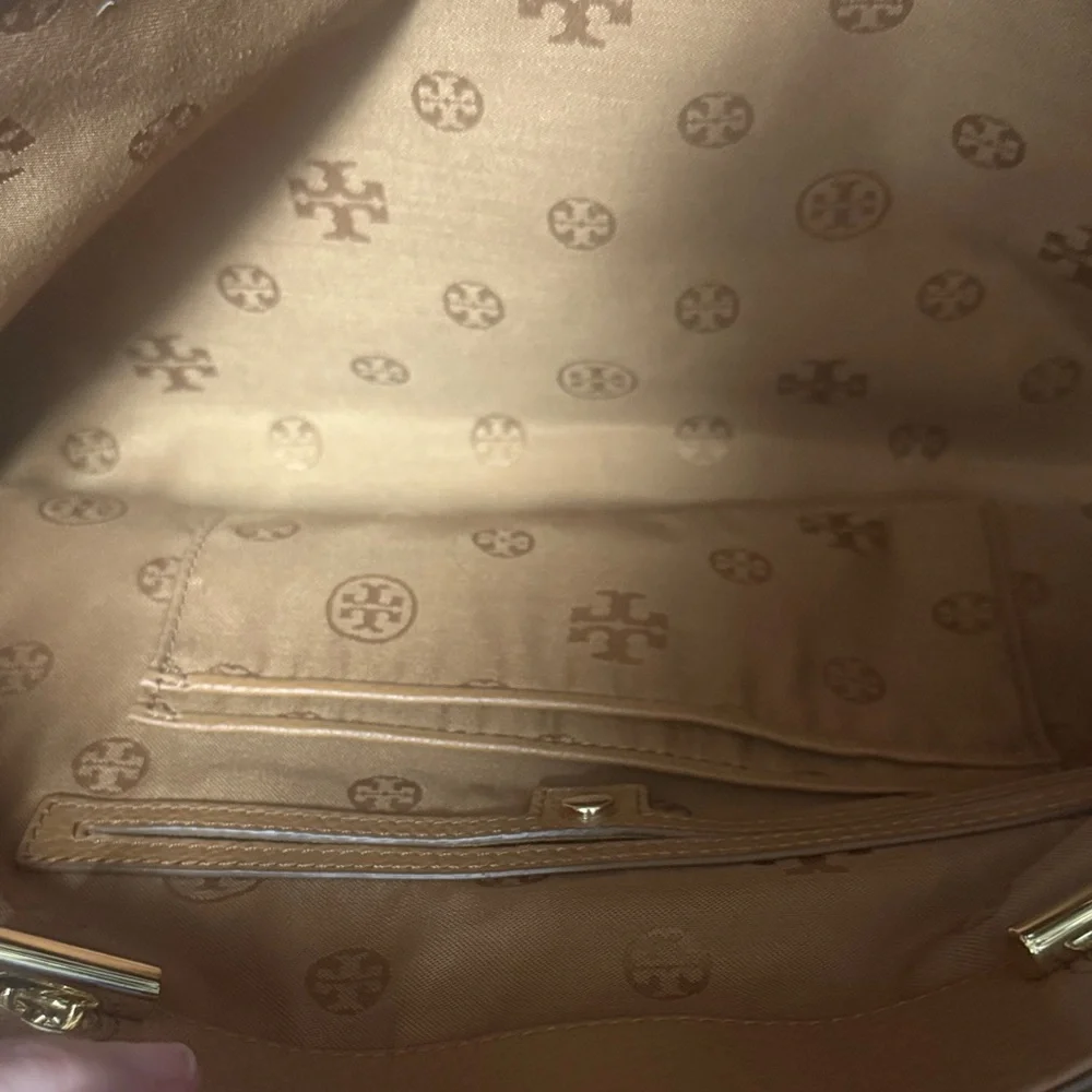 Tory Burch Brown Leather Shoulder Bag - Picture 3 of 6